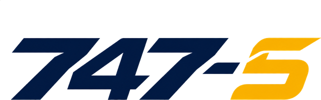 747-5 official gaming platform logo